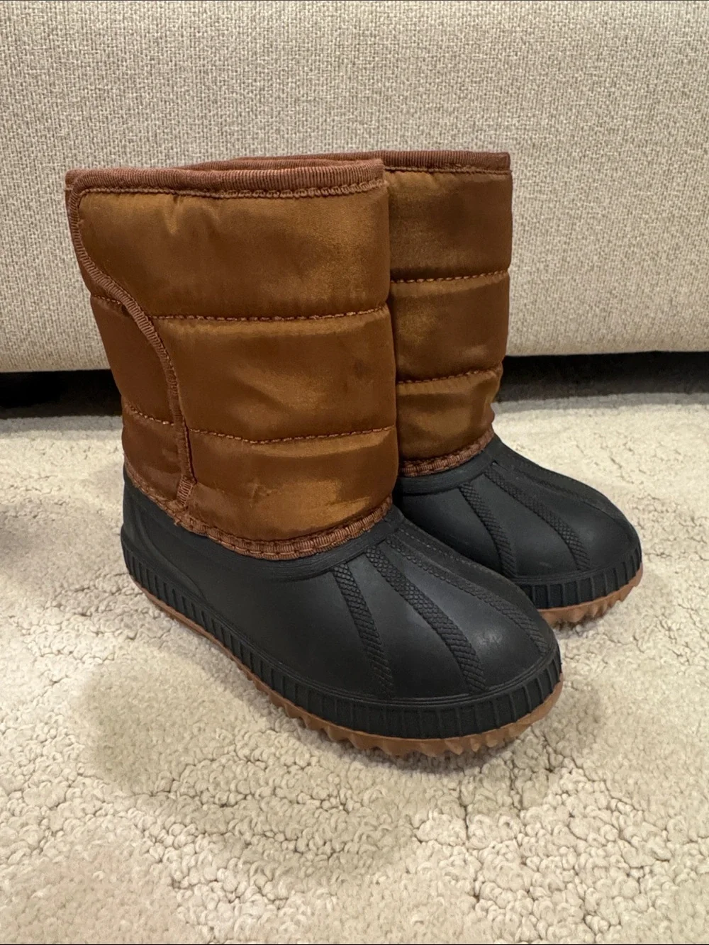 Old Navy Kids Brown and Black Winter Boots